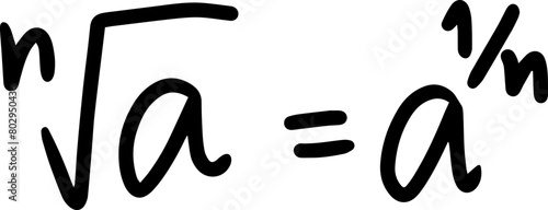 exponents rules handwriting