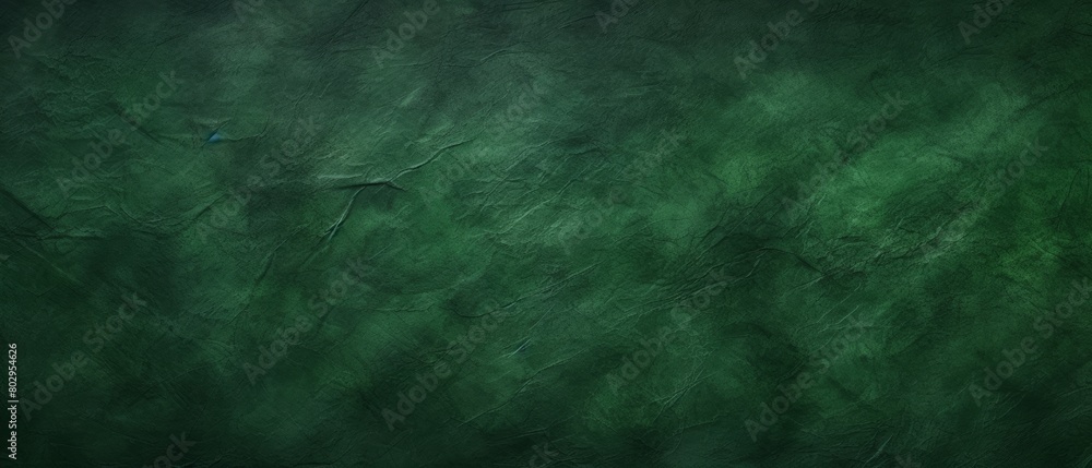 3d rendering.  texture wallpaper.  A close up of a dark green leather texture.