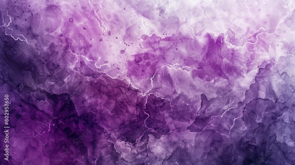 Close up of a vibrant purple and white painting, perfect for art and design projects