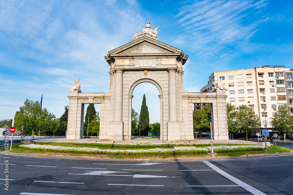 Fototapeta premium Puerta de San Vicente, southern entrance to the capital of Spain, Madrid.