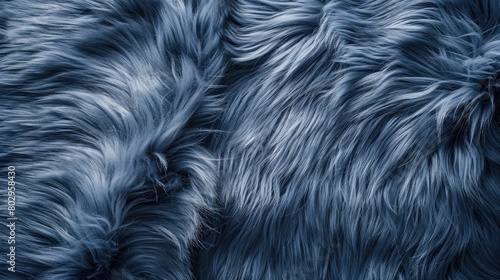 Textured faux fur cushion coat texture background,Soft and fluffy faux fur coat. photo