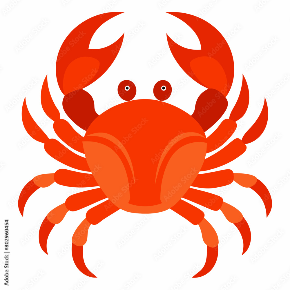 Crab vector art illustration (18) Crab vector art illustration (18)
