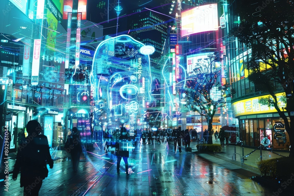 Holographic Metropolis: A Glimpse into the Future of Business