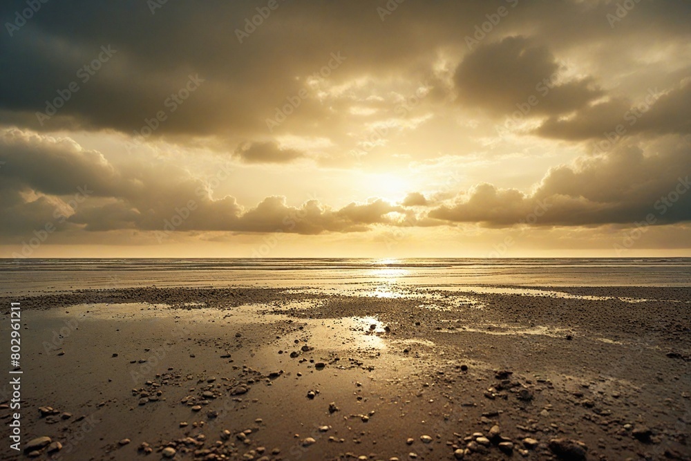 Obraz premium sunset on the beach
