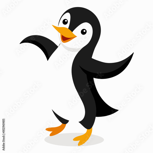 Penguin vector art illustration  3 