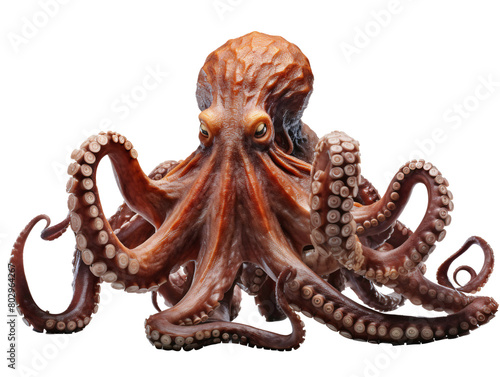 a close up of an octopus photo