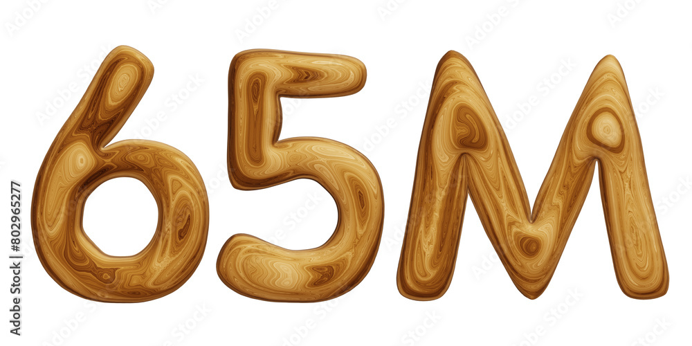 Wooden 65m for followers and subscribers celebration Wooden 65m for followers and subscribers celebration