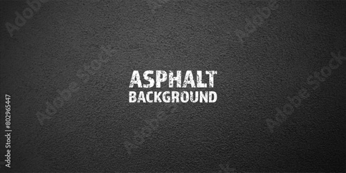 Asphalt road texture, concrete highway surface. Pattern with grainy structure, grunge stone background. Vector illustration