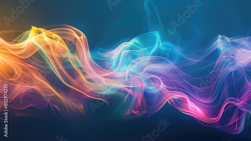 Dynamic colorful textrure wave lines, futuristic smoke background texture modern backdrop for business and presentation