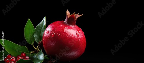 A close up photo of a pomeg...