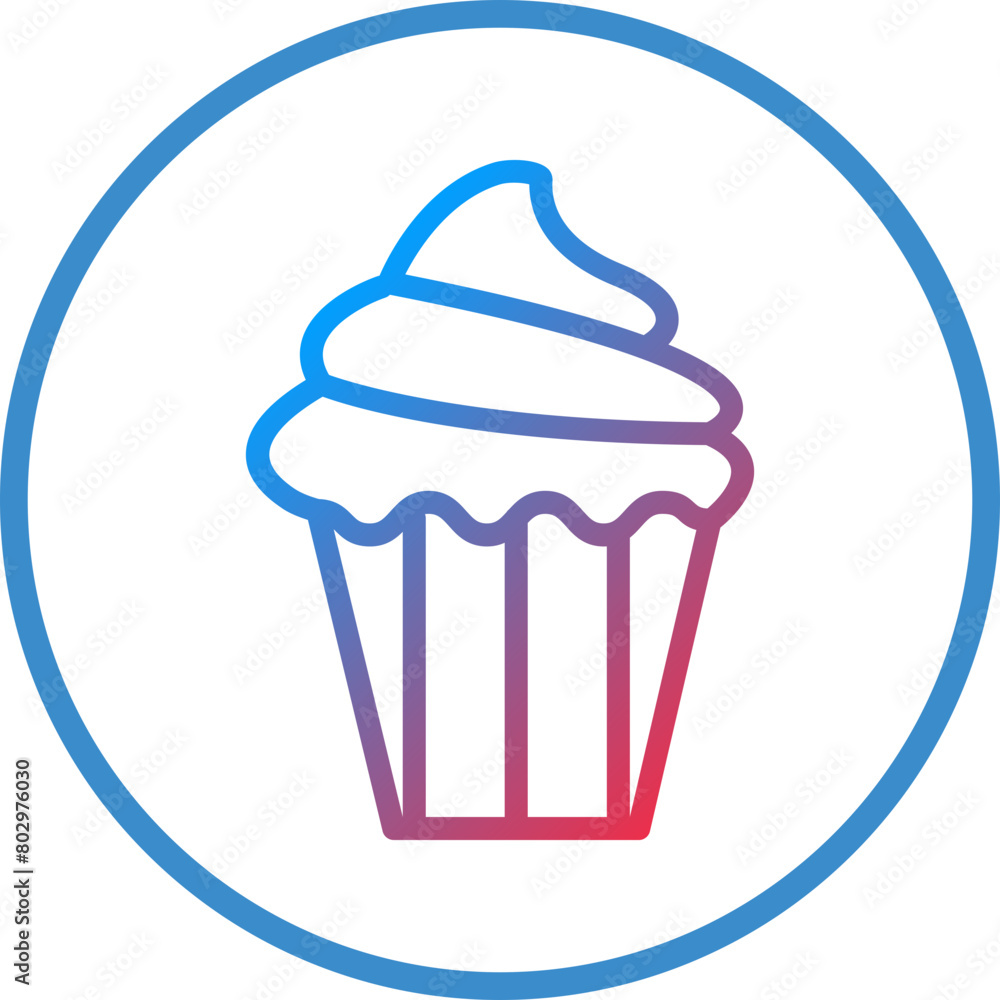 Cupcakes Icon Style