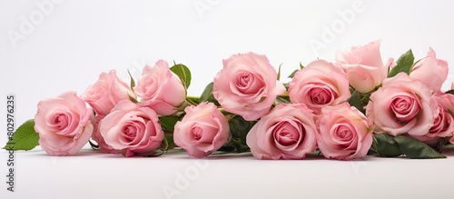 A copy space image of pink ...