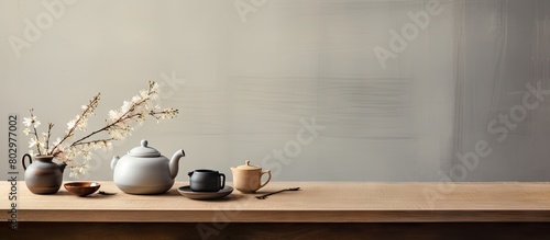A concept of tea ceremony r...