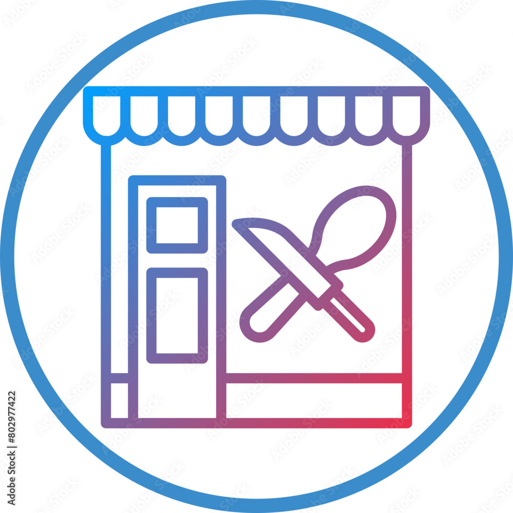 Restaurant Icon Style Restaurant Icon Style