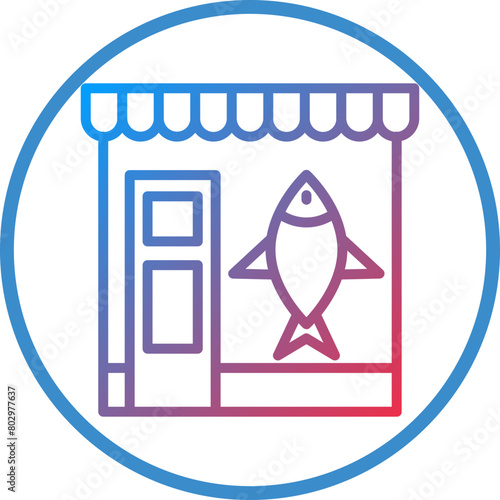 Fish Shop Icon Style