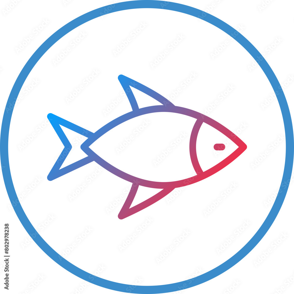 Fish Icon Style Fish Icon Style