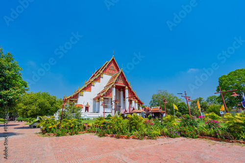 Phra Mongkhon Bophit Temple Phra Nakhon Si Ayutthaya, Thailand, Asia photo
