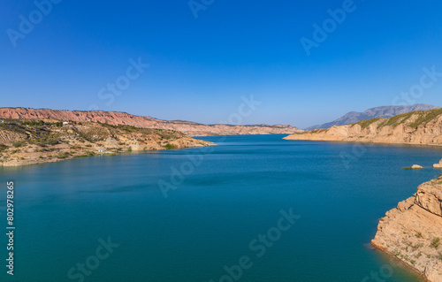 Fototapeta Naklejka Na Ścianę i Meble -  Lake Negratin reservoir