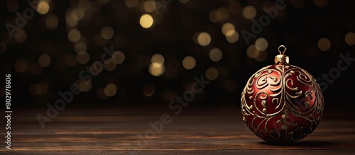 A festive Christmas ornamen...