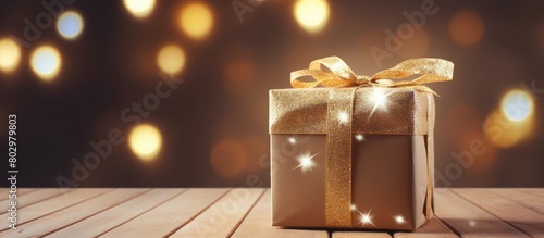 A Christmas gift box with C...