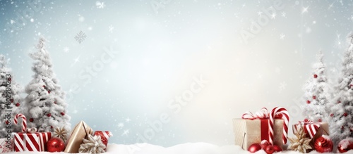 A festive Christmas backdro...
