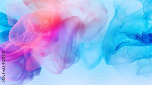 Abstract multicolored smoke background image. Wallpaper or backdrop