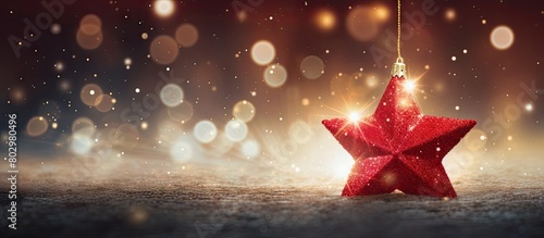A festive Christmas backgro...