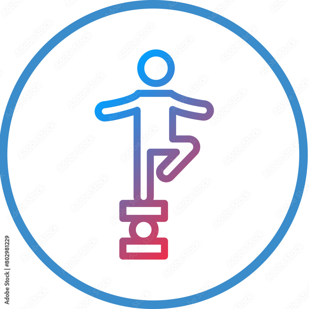 Balancing Art Icon Style Balancing Art Icon Style