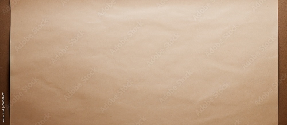 A copy space image of a white blank contrasted against a brown paper A copy space image of a white blank contrasted against a brown paper
