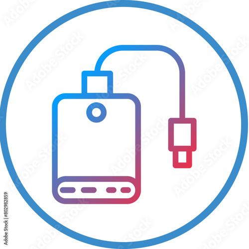 Powerbank Icon Style