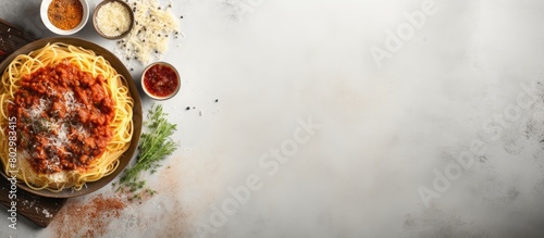 A copy space image of Itali...