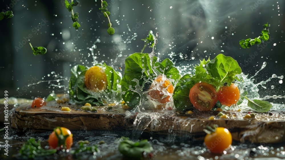 Artful Culinary Composition: Natural Harmony Artful Culinary Composition: Natural Harmony