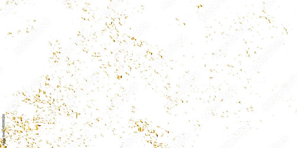 Abstract doted and confetti golden glitter and dust particles splatter on transparent background. Dust golden grunge background. Vector illustration. Abstract doted and confetti golden glitter and dust particles splatter on transparent background. Dust golden grunge background. Vector illustration.