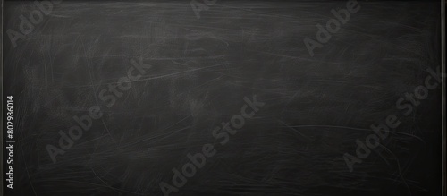 A blackboard with chalk marks erased leaving empty space for new information commonly known as copy space image photo