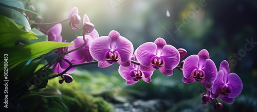 A beautiful purple phalaeno...