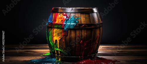 A copy space image of a col...