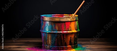 A copy space image of a col...