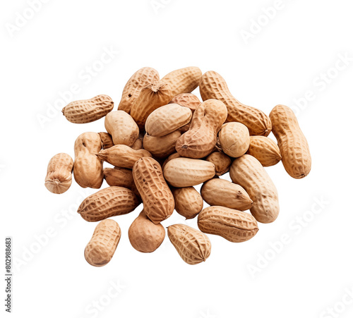 Wallpaper Mural A bunch of raw nuts, stacked and isolated on a transparent background, perfect for food and allergy themes. Generative AI Torontodigital.ca