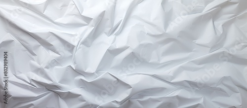 A crumpled white paper crea...