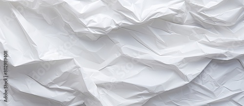 A crumpled white paper crea...