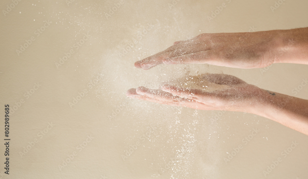 Fototapeta premium hands in dust