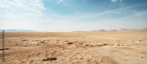 A barren expanse of arid gr...