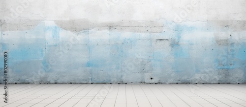 A copy space image of the Argentinian flag displayed proudly on a clean and smooth white concrete wall photo