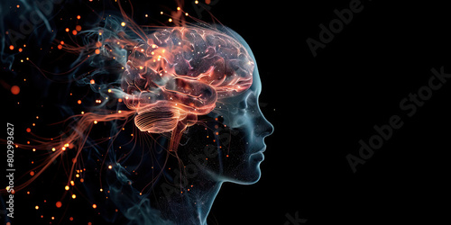 Neuro-Behçet's Disease: The Brain Inflammation and Neurological Symptoms - Picture a person with a highlighted brain showing effects of Behçet's disease, experiencing brain inflammation