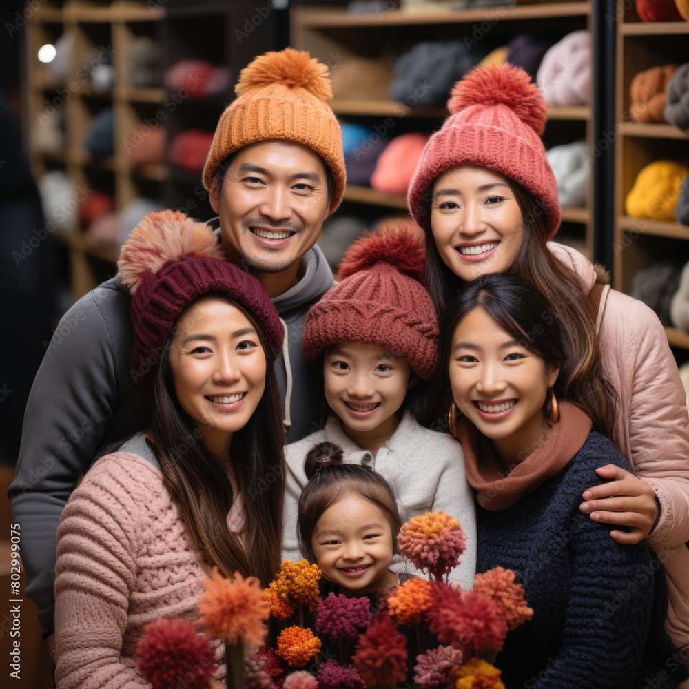 Chinese family playing clothes whole Chinese family playing clothes whole