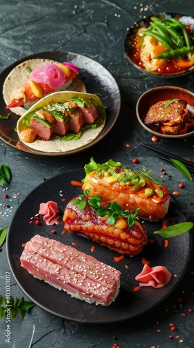 Gourmet Cultured Meat Dishes Showcasing Culinary Innovation and Creativity