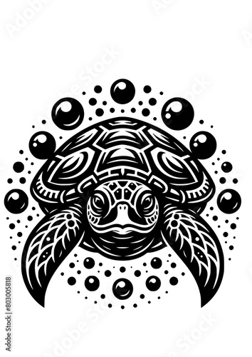 Sea Turtle SVG, Turtle SVG, Turtle PNG, Ocean Turtle, Turtle Silhouette, Bubbles SVG, Swimming turtle, Turtle Clipart, Turtle Cricut