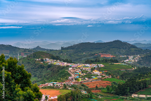 beautiful Images of ooty in tamilnadu view of Nilgiri mountain village in Tamil Nadu, India