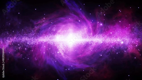 宇宙空間の銀河誕生イメージ photo