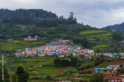 beautiful Images of ooty in tamilnadu view of Nilgiri mountain village in Tamil Nadu, India